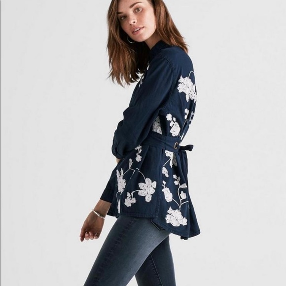 Lucky Brand Tops - NWOT Lucky Brand True Indigo Tunic Top Embroidered Blue  Cottagecore Fairycore